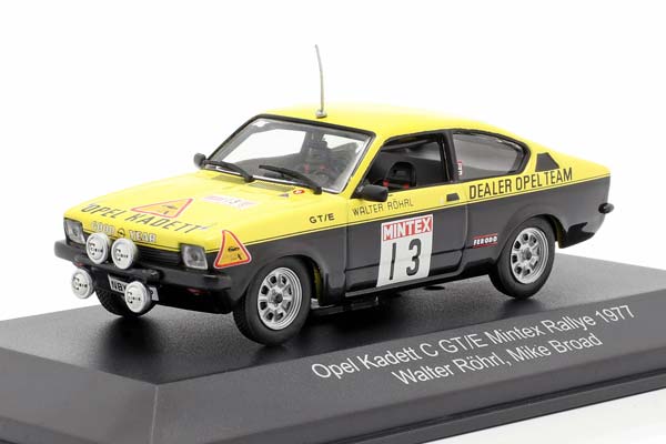 OPEL KADETT C GT/E NO 13 MINTEX RALLY 1977