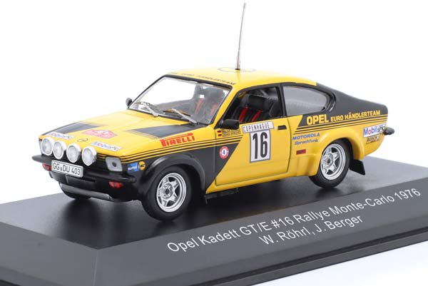 OPEL KADETT C GT/E NO 16 RALLY MONTE CARLO 1976