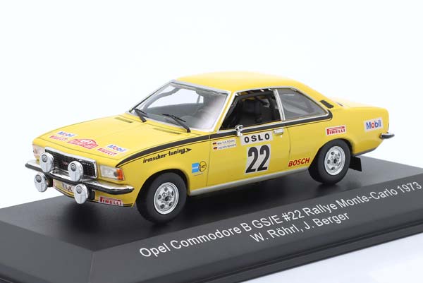 OPEL COMMODORE B GS/E NO 22 RALLY MONTE CARLO 1962