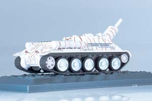 ТАНК САУ СУ-122 1943 САМОХОДНАЯ АРТИЛЛЕРИЙСКАЯ УСТАНОВКА (ЗИМНИЙ ВАРИАНТ) (НАШИ ТАНКИ БЕЗ ЖУРНАЛА) — фото 9