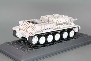 ТАНК САУ СУ-122 1943 САМОХОДНАЯ АРТИЛЛЕРИЙСКАЯ УСТАНОВКА (ЗИМНИЙ ВАРИАНТ) (НАШИ ТАНКИ БЕЗ ЖУРНАЛА) — фото 2