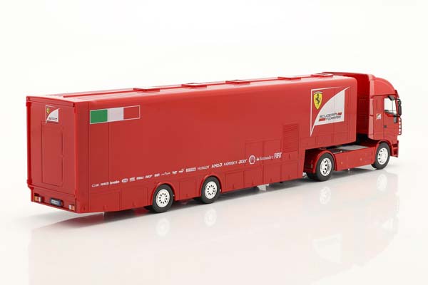 IVECO STRALIS RACE CAR TRANSPORTER SCUDERIA FERRARI RED / ИВЕКО СТРАЛИС РАКЕ КАР ТРАНСПОРТЕР СКУДЕРИЯ ФЕРРАРИ КРАСНЫЙ — фото 2