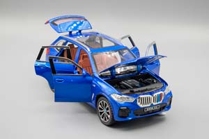 BMW X5, СИНИЙ (БЕЗ УПАКОВКИ) — фото 4