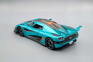 KOENIGSEGG ONE:1, ЗЕЛЁНЫЙ, 20 СМ — фото 3