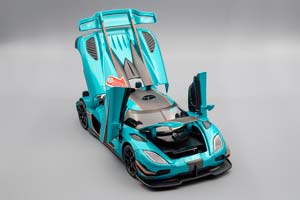 KOENIGSEGG ONE:1, ЗЕЛЁНЫЙ, 20 СМ — фото 5