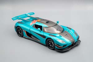 KOENIGSEGG ONE:1, ЗЕЛЁНЫЙ, 20 СМ — фото 2