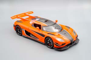 KOENIGSEGG ONE:1, ОРАНЖЕВЫЙ, 20 СМ — фото 2