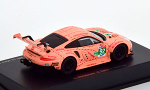 PORSCHE 911 (991) RSR WINNER LMGTE PRO CLASS 24H LE MANS 2018 PINK PIG TRIBUTE (ДЛИНА МОДЕЛИ 6-10 СМ) — фото 2