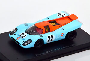 PORSCHE 917K NO 22 24H LE MANS 1970 GULF (ДЛИНА МОДЕЛИ 6-10 СМ)