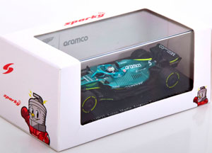 ASTON MARTIN AMR22 DRIVER: VETTEL 2022 (ДЛИНА МОДЕЛИ 6-10 СМ) — фото 3