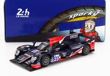 ORECA GIBSON 07 GK428 4.2L V8 TEAM UNITED AUTOSPORTS USA N23 24H LE MANS (2022) A.LYNN - O.JARVIS - J.PIERSON, BLACK RED (ДЛИНА МОДЕЛИ 6-10 СМ)