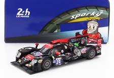 ORECA GIBSON 07 GK428 4.2L V8 TEAM NIELSEN RACING N24 24H LE MANS (2022) R.SALES - M.BELL - B.HANLEY, BLACK RED (ДЛИНА МОДЕЛИ 6-10 СМ)