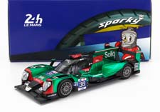 ORECA GIBSON 07 GK428 4.2L V8 TEAM JOTA N38 WINNER LMP2 CLASS 24H LE MANS (2022) R.GONZALES - A.F.DA COSTA - W.STEVENS, GREEN BLACK (ДЛИНА МОДЕЛИ 6-10 СМ)