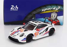 PORSCHE 911 991 RSR-19 4.2L TEAM WEATHERTECH RACING N79 2ND LMGTE AM CLASS 24H LE MANS (2022) C.MACNEIL - J.ANDLAUER - T.MERRIL, WHITE (ДЛИНА МОДЕЛИ 6-10 СМ)