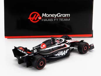 HAAS F1 FW23 TEAM MONEYGRAM HAAS #20 SEASON (2023) KEVIN MAGNUSSEN, WHITE BLACK RED (ДЛИНА МОДЕЛИ 6-10 СМ) — фото 2