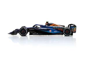 WILLIAMS F1 FW45 NO.2 WILLIAMS RACING LAS VEGAS GP 2023 LOGAN SARGEANT (ДЛИНА МОДЕЛИ 6-10 СМ) — фото 4
