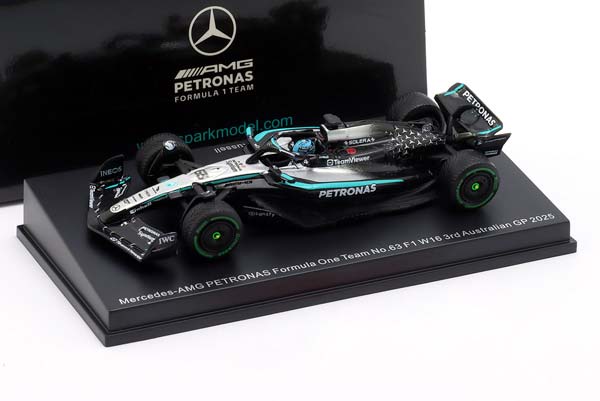 MERCEDES-AMG W16 #63 3RD AUSTRALIA GP FORMULA 1 2025 GEORGE RUSSELL / МЕРСЕДЕС-АМГ W16 3 МЕСТО АВСТРАЛИЯ ГРАН-ПРИ ФОРМУЛА-1 ДЖОРДЖ РАССЕЛЛ — фото 3