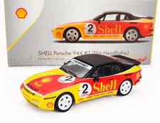 PORSCHE 944 SHELL N 2 RACING (1989), YELLOW RED BLACK (ДЛИНА МОДЕЛИ 6-10 СМ)