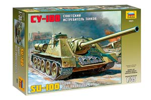 MODEL KIT PANZER TANK DESTROER SU-100 TANK | СОВЕТСКИЙ ИСТРЕБИТЕЛЬ ТАНКОВ СУ-100 