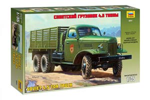 MODEL KIT SOVIET TRUCK ZIS-151 4.5 TONS | СОВЕТСКИЙ ГРУЗОВИК ЗИС-151 4,5 ТОННЫ 