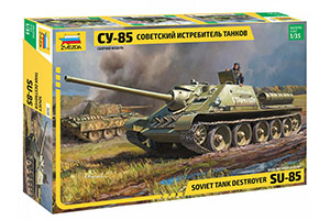 MODEL KIT SOVIET TANK Fighter SU-85 | СОВЕТСКИЙ ИСТРЕБИТЕЛЬ ТАНКОВ СУ-85 