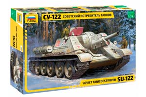 MODEL KIT SOVIET TANKS SU-122 | СОВЕТСКИЙ ИСТРЕБИТЕЛЬ ТАНКОВ СУ-122 