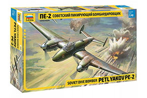 MODEL KIT PEAKING BOMBER PE-2 | ПИКИРУЮЩИЙ БОМБАРДИРОВЩИК ПЕ-2 