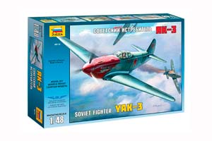 MODEL KIT SOVIET FIGHTER YAK-3 | СОВЕТСКИЙ ИСТРЕБИТЕЛЬ ЯК-3 