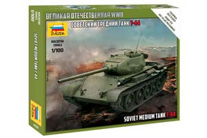 MODEL KIT SOVIET MEDIUM TANK T-44 | СОВЕТСКИЙ СРЕДНИЙ ТАНК Т-44 