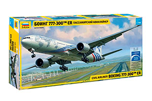 MODEL KIT BOEING 777-300 AIRCRAFT | САМОЛЕТ БОИНГ 777-300 