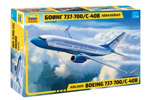 MODEL KIT PASSENGER AIRLINER BOEING 737-700 С-40B | ПАССАЖИРСКИЙ АВИАЛАЙНЕР БОИНГ 737-700 С-40B 