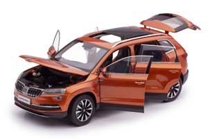 SKODA KAROQ РЕСТАЙЛИНГ 2021, ОРАНЖЕВЫЙ МЕТАЛЛИК — фото 3