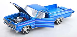 CHEVROLET EL CAMINO CUSTOMS 1965 BLUE METALLIC — фото 4