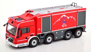 MAN TGS PROTEUS GEIE TMB FIRE ENGINE FRANCE RED SILVER