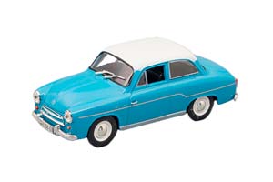 SYRENA 102, KULTOWE АUTA 58, BLUE / WHITE