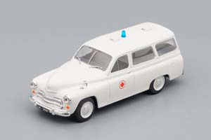 WARSZAWA 202A AMBULANCE, WHITE