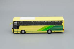 VAN HOOL T9, KULTOWE AUTOBUSY PRL , GREEN / YELLOW — фото 3