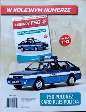 FSO POLONEZ CARO PLUS POLICIA, KULTOWE LEGENDY FSO 76