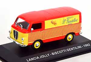 LANCIA JOLLY BISCOTTI GENTILINI 1962 RED YELLOW