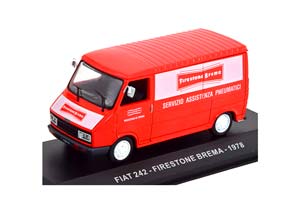 FIAT 242 FIRESTONE BREMA 1978 RED WHITE