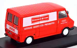 FIAT 242 FIRESTONE BREMA 1978 RED WHITE — фото 2