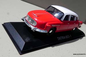 TATRA 603-1, MASINI DE LEGENDA 24, КРАСНО-БЕЛЫЙ