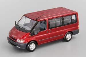 FORD TRANSIT TOURNEO VAN (2001), DARK RED